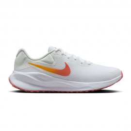 Nike Revolution 7 Bianco Magic Ember - Scarpe Running Donna