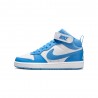 Nike Court Borough Mid 2 Gs Bianco Blu - Sneakers Bambino