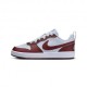 Nike Court Borough Low Recraft Gs Bianco Bordeaux - Sneakers Bambino