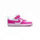 Nike Court Borough Low Recraft Ps Bianco Fucsia - Sneakers Bambina