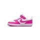 Nike Court Borough Low Recraft Ps Bianco Fucsia - Sneakers Bambina