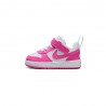 Nike Court Borough Low Recraft Td Bianco Fucsia - Sneakers Bambina