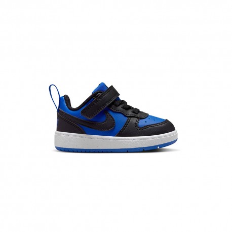 Nike Court Borough Low Recraft Td Azzurro Nero - Sneakers Bambino