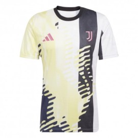 ADIDAS Maglia Maniche Corte Juve Pre Match Blu Arancio Uomo