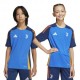 ADIDAS Maglia Maniche Corte Juve Training Blu Arancio Bambino