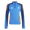 ADIDAS Felpa Calcio Juve Tr Blu Arancio Bambino