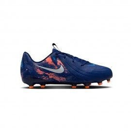 Nike Phantom Gx Ii Academy Fg Mg Eh Viola Argento - Scarpe Da Calcio Bambino