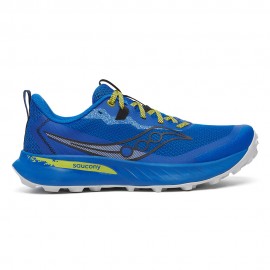 Saucony Peregrine 15 Blu Verde - Scarpe Trail Running Uomo