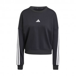 ADIDAS Felpa Palestra Girocollo Nero Donna