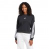 ADIDAS Felpa Palestra Girocollo Nero Donna