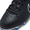 Nike Tiempo Legend 10 Club Fg Mg Nero Grigio - Scarpe Da Calcio Bambino