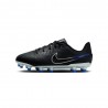 Nike Tiempo Legend 10 Club Fg Mg Nero Grigio - Scarpe Da Calcio Bambino