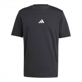 ADIDAS Maglietta Palestra Small Logo Nero Uomo