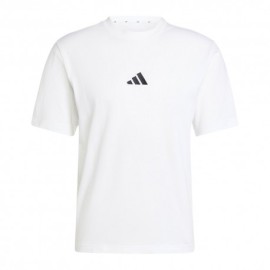 ADIDAS Maglietta Palestra Small Logo Bianco Uomo