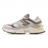 New Balance 9060 Mesh Lea Grigio Argento - Sneakers Uomo