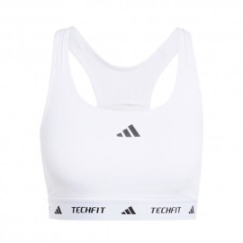 ADIDAS Reggiseno Sportivo Tech Fit Bianco Donna