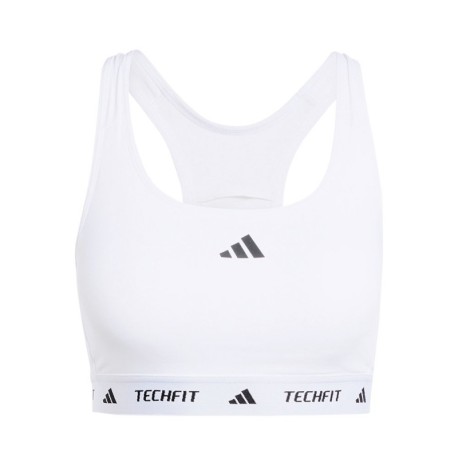 ADIDAS Reggiseno Sportivo Tech Fit Bianco Donna