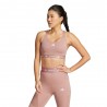 ADIDAS Reggiseno Sportivo Tech Fit Medium Support Rosa Donna