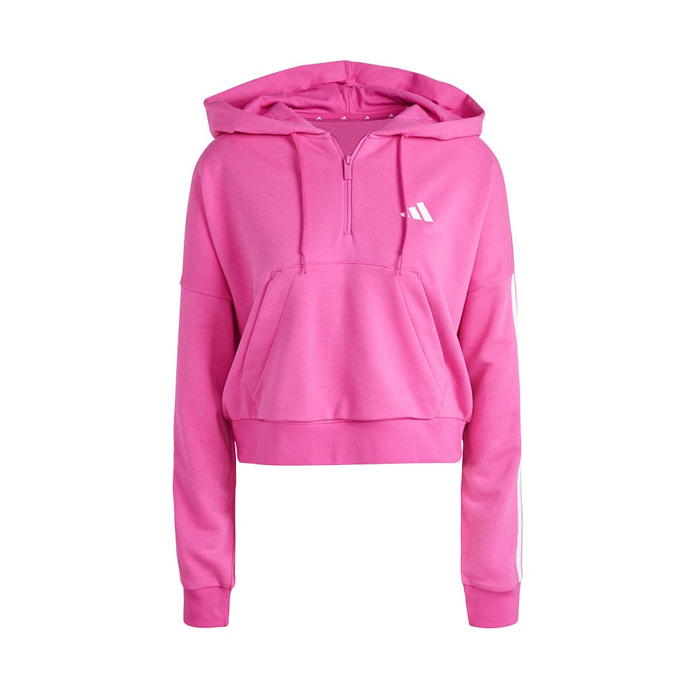 Image of ADIDAS Felpa Palestra Con Cappuccio Essential Fuxia Donna XS068