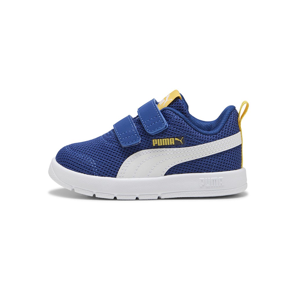 Image of Puma Courtflex V3 Td Mesh Blu Bianco - Scarpe da Ginnastica Bambino EUR 21 / UK 4,5068