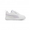 Puma Courtflex V3 Td Dotty Bianco Lilla Pois - Scarpe da Ginnastica Bambina