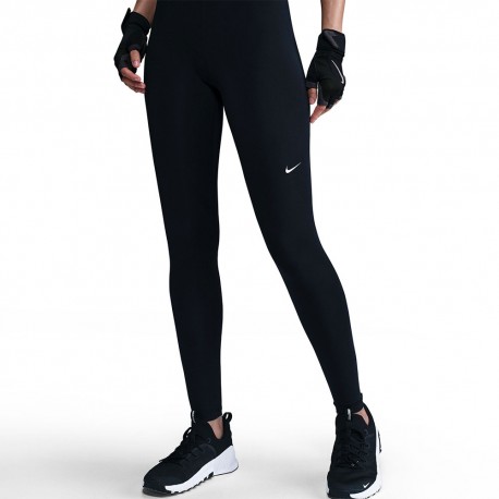 Nike Leggings Palestra Tight Pro Banda Rosa Nero Donna