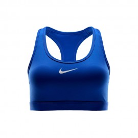 Nike Reggiseno Sportivo Medium S Swoosh Blu Donna