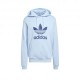 ADIDAS Originals Felpa Con Cappuccio Big Logo Azzurro Uomo