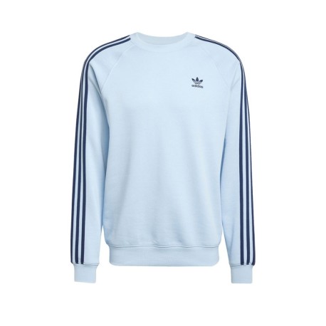 ADIDAS Originals Felpa Girocollo Small Logo Celeste Uomo