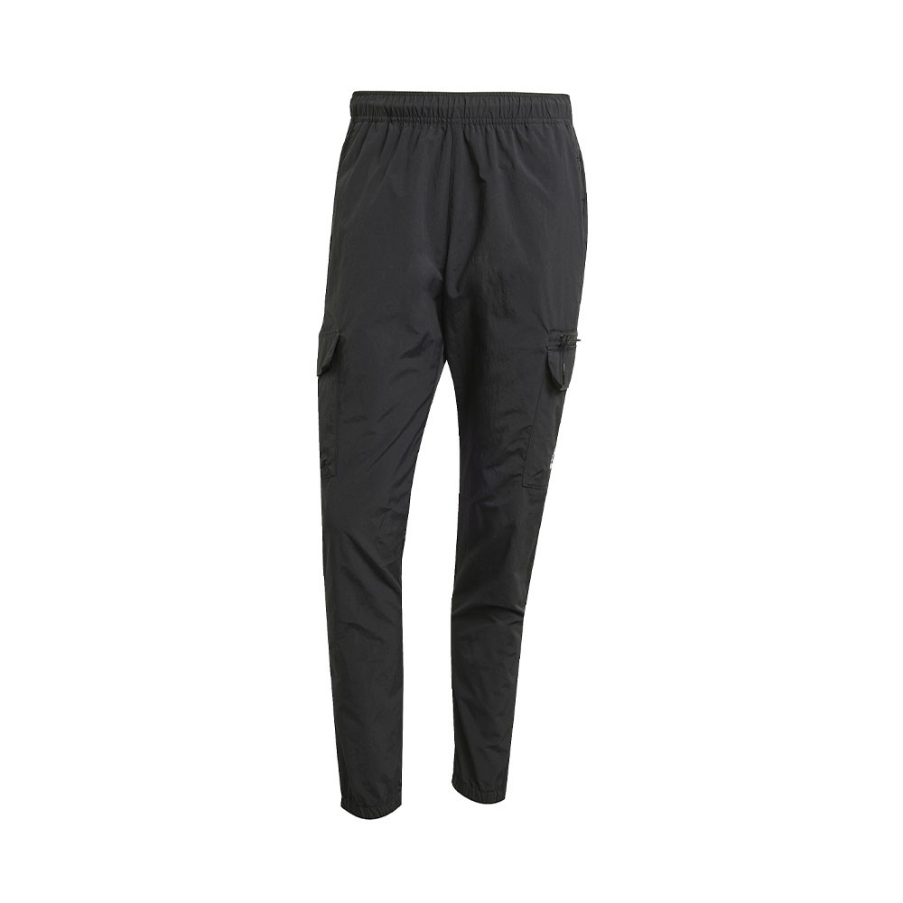 Image of ADIDAS Originals Pantaloni Cargo Trefoil Essentials Woven Nero Uomo M068