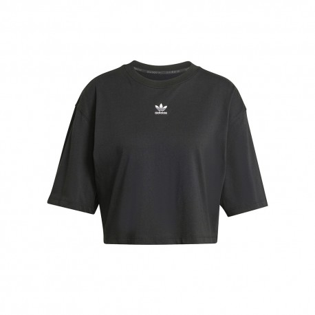 ADIDAS Originals T-Shirt Logo Nero Donna