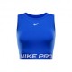 Nike Top Palestra Pro Blu Donna