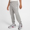 Nike Pantaloni Con Polsino Logo Piccolo Grigio Uomo