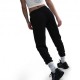 Nike Pantaloni Con Polsino Logo Nero Donna