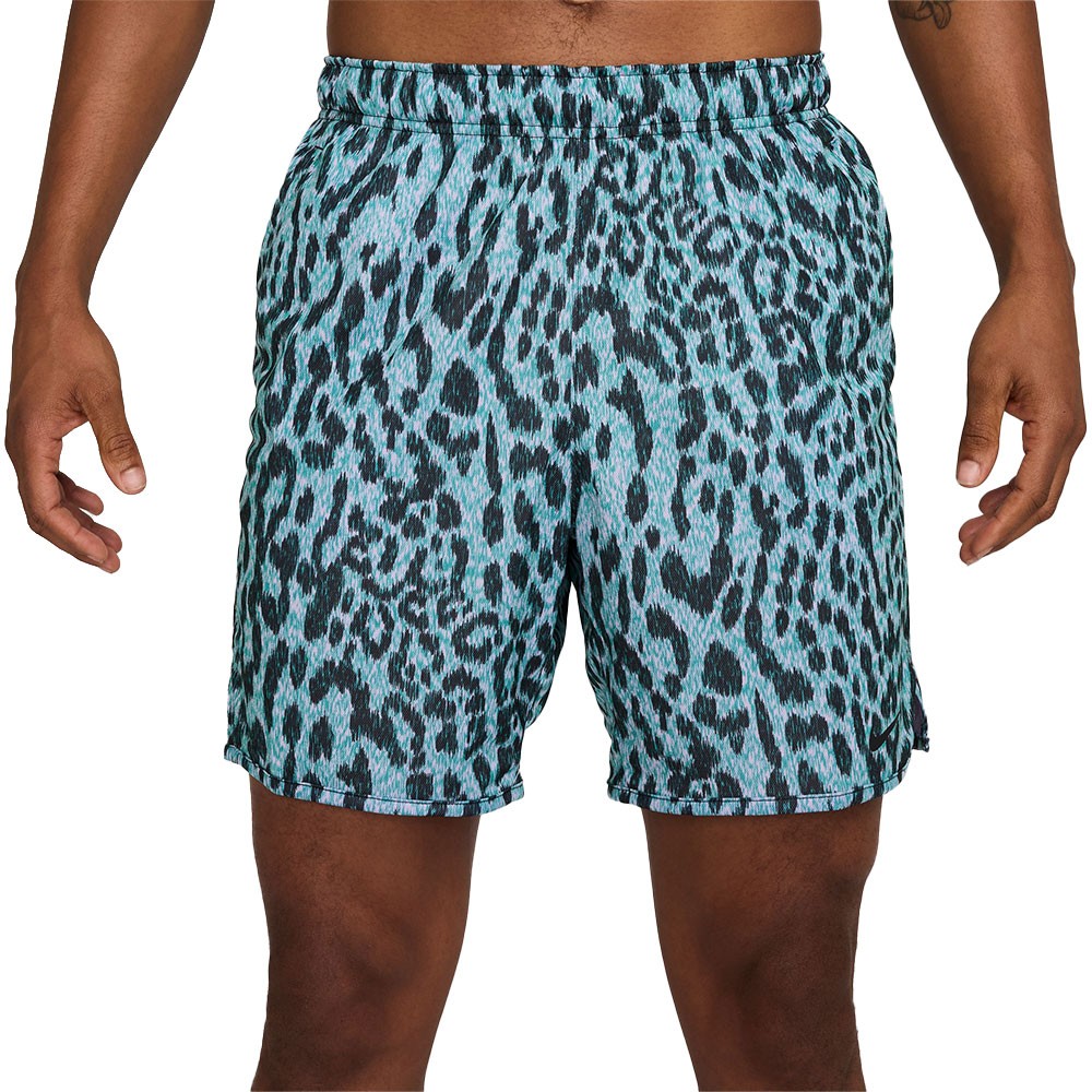 Image of Nike Shorts Sportivi Train Leopard Azzurro Uomo XL068