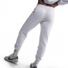 Nike Pantaloni Con Polsino Logo Bianco Donna