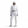 Nike Pantaloni Con Polsino Logo Bianco Donna