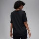 Nike Jordan T-Shirt Over Nero Donna