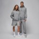 Nike Jordan Felpa Con Cappuccio Grigio Uomo