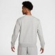 Nike Felpa Girocollo Logo Piccolo Grigio Uomo