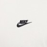 Nike Felpa Girocollo Logo Piccolo Bianco Uomo