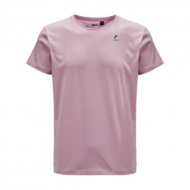 K-Way T-Shirt Le Vrai Rosa Uomo