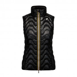 K-Way Gilet Sportivo Viole Nero Donna