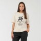 Salomon T-Shirt Milano Cortina 2026 Olympic Logo Bianco Beige Uomo