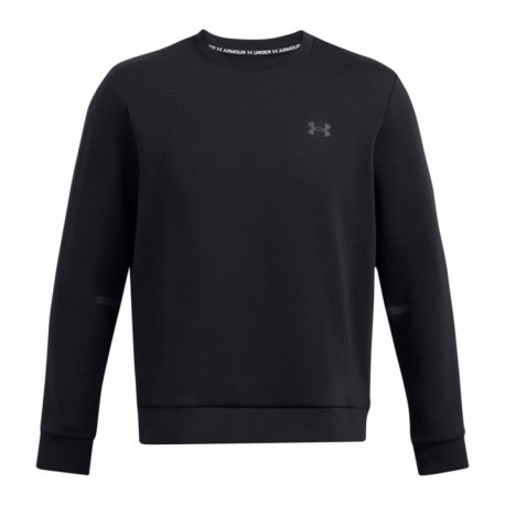 Under Armour Felpa Palestra Giro Logo Unstoppable Nero Uomo