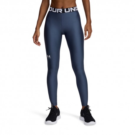 Under Armour Leggings Palestra Tight Heatgear Blu Donna