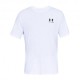 Under Armour Maglietta Palestra Logo Piccolo Bianco Uomo