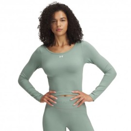 Under Armour Maglietta Palestra Seamless Comp Ml Ghl Verde Donna