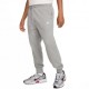 Nike Pantaloni Con Polsino Logo Piccolo Grigio Uomo