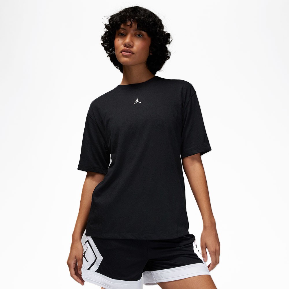 Image of Nike Jordan T-Shirt Over Nero Donna XS068